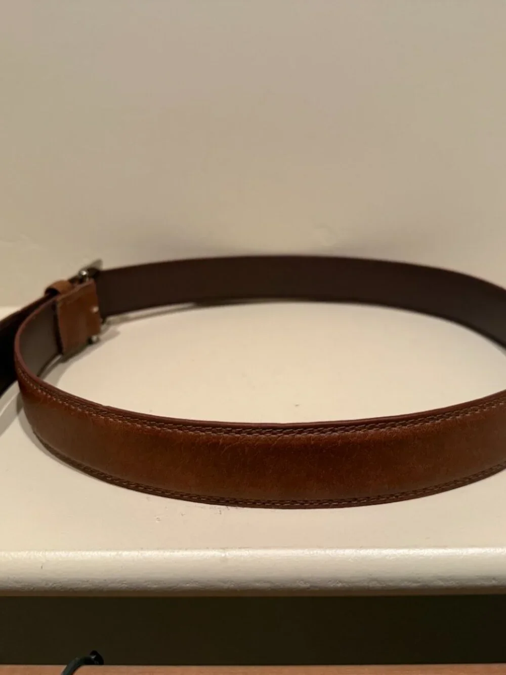 Izod Brown Leather Belt Size 36